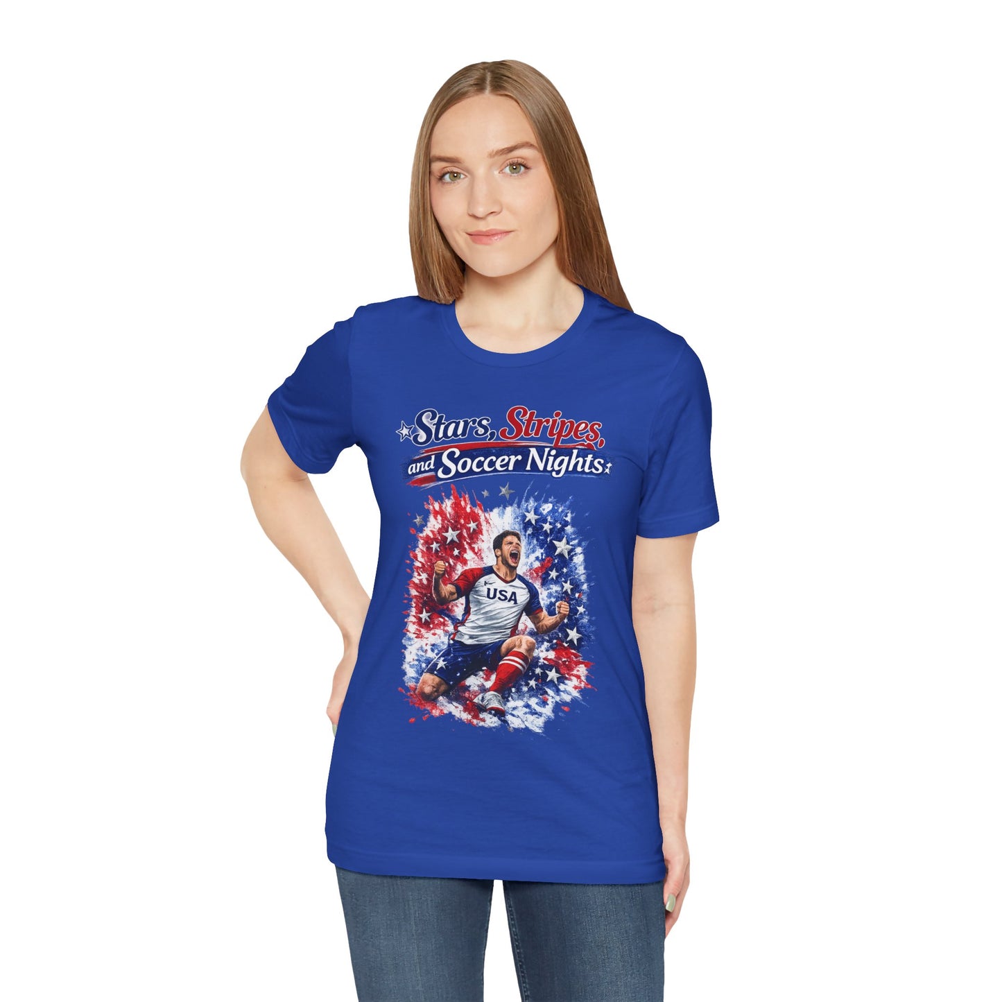 USA Soccer Stars Stripes Nights ( Unisex T-Shirt)