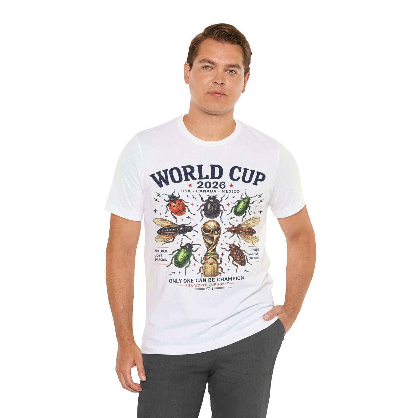"Only One Can Be Champion" World Cup 2026 Beetles Trophy (Unisex T-Shirt)β½ππ