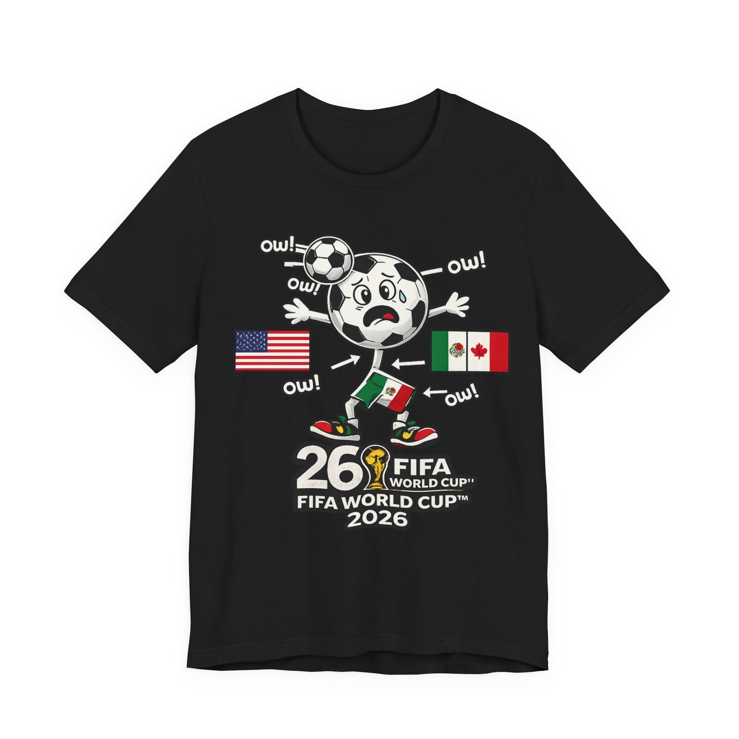 World Cup 2026 Ow Ow Soccer Ball Funny (Unisex T-Shirt)