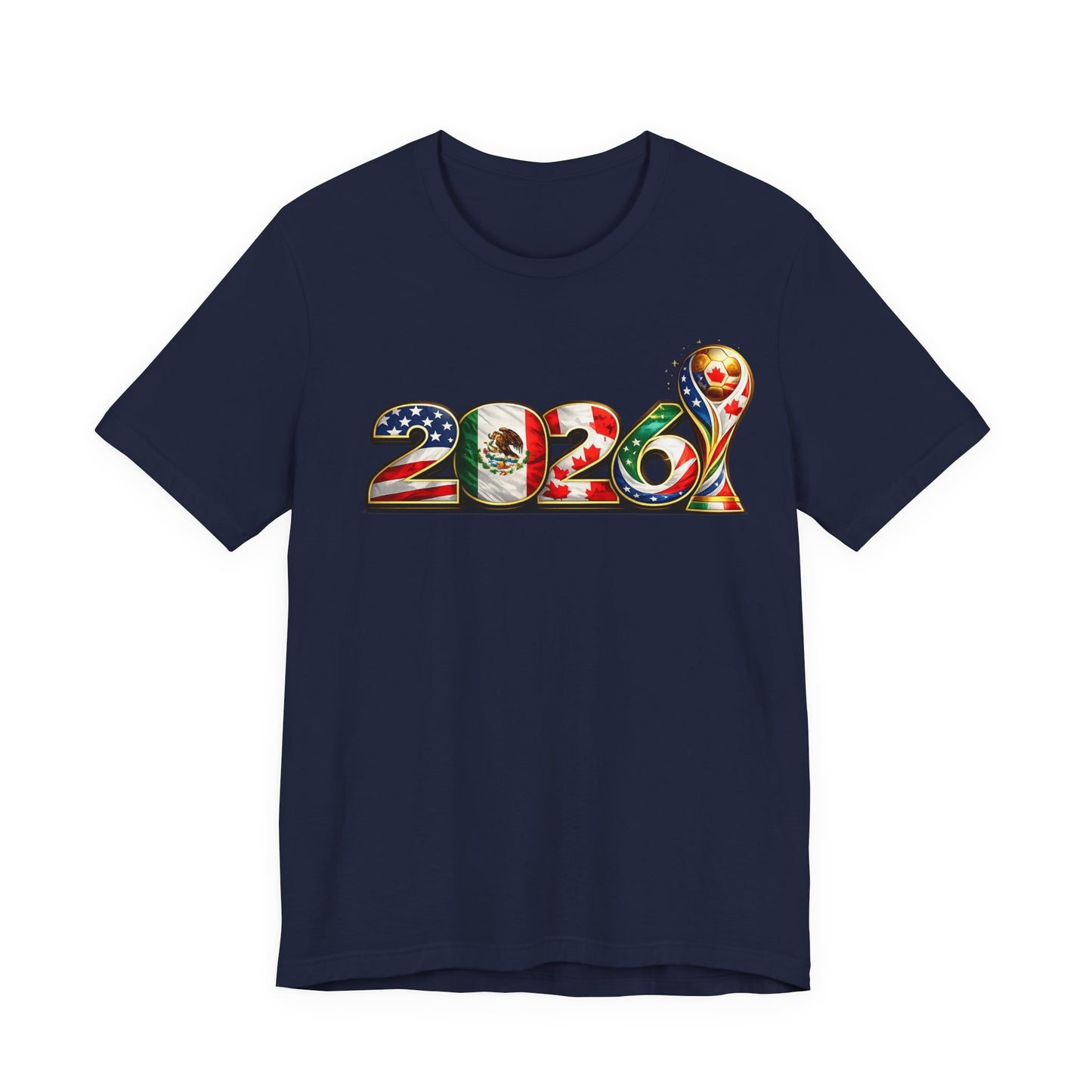 World Cup 2026 USA Mexico Canada Soccer (Unisex T-Shirt )