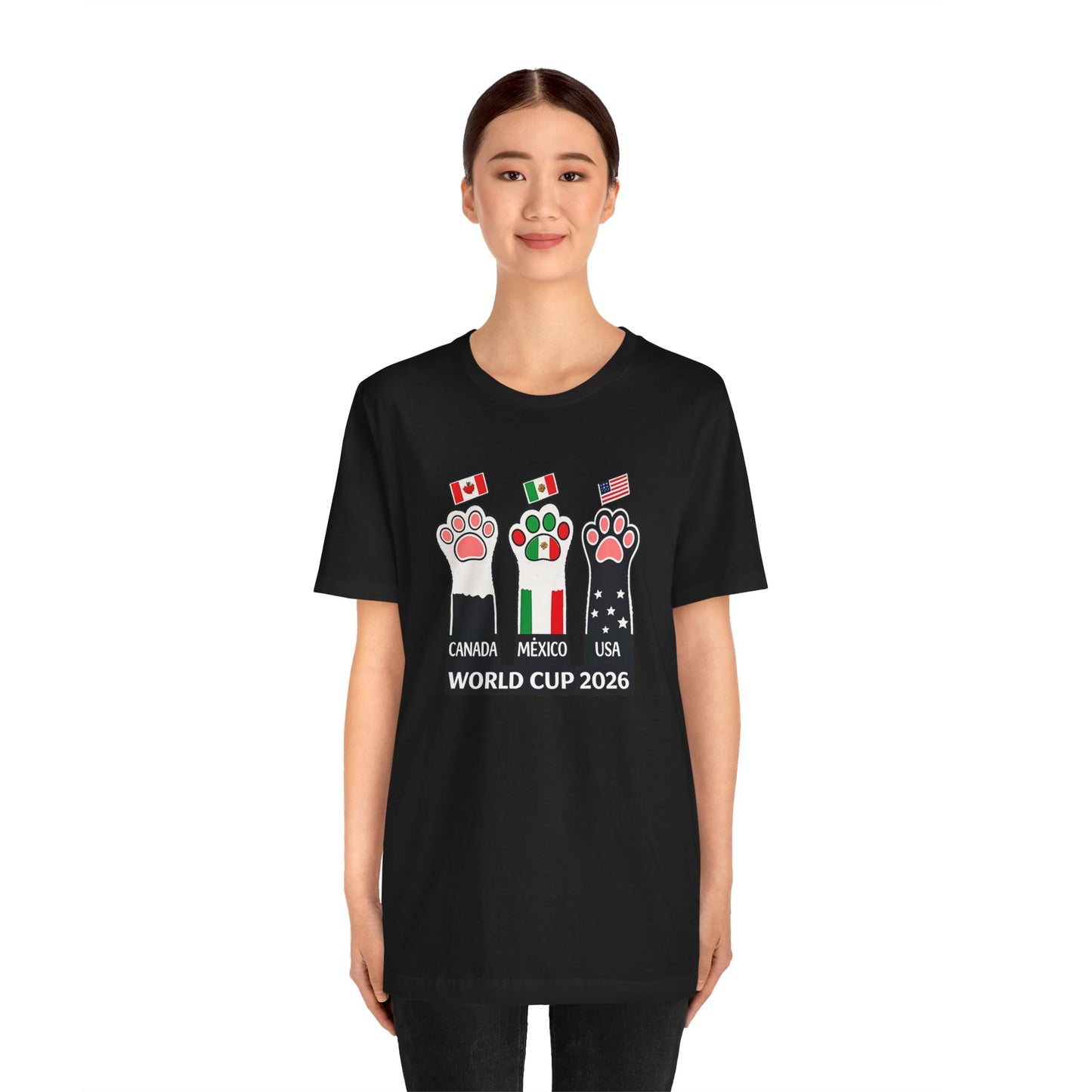 Three Paws Canada Mexico USA (Unisex T-Shirt)