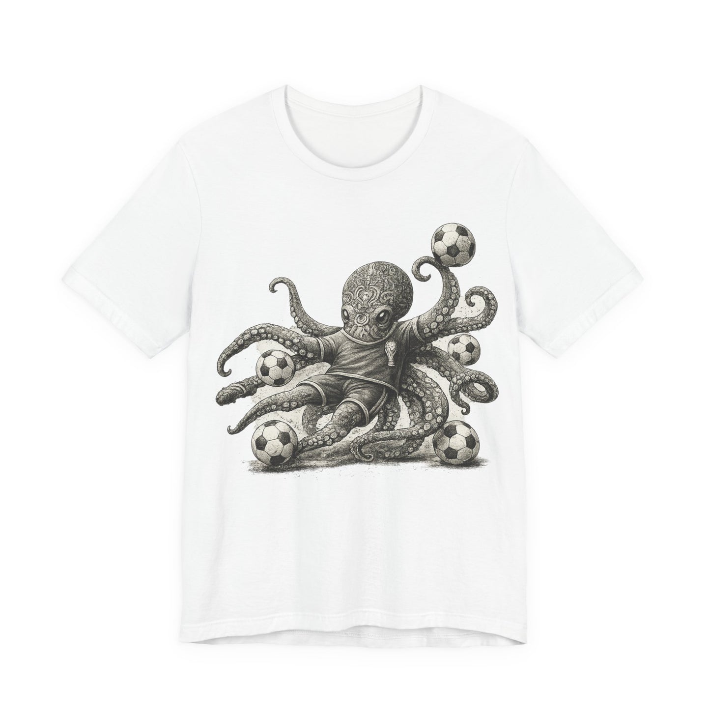 Octopus Soccer Player (Unisex T-Shirt)