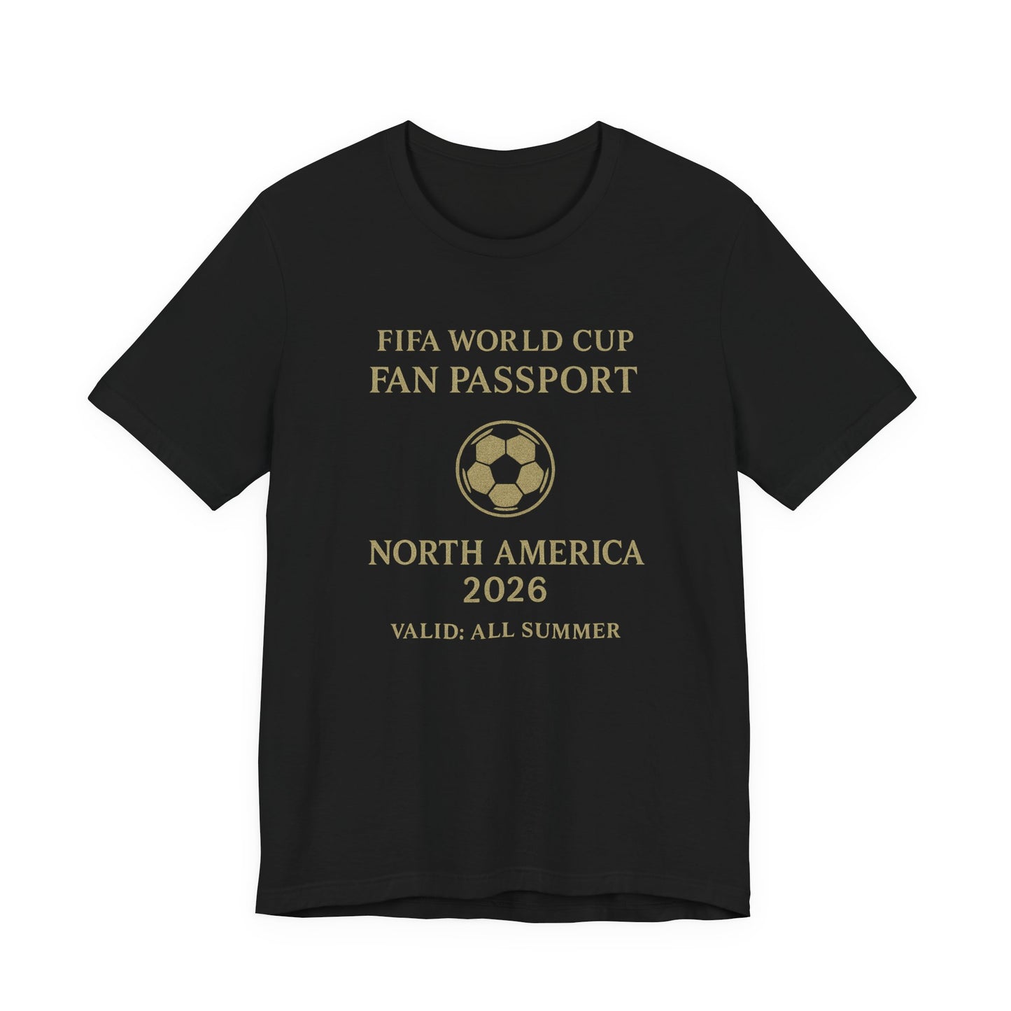 World Cup 2026 Fan Passport T-Shirt - FIFA Soccer  (Unisex T-Shirt)