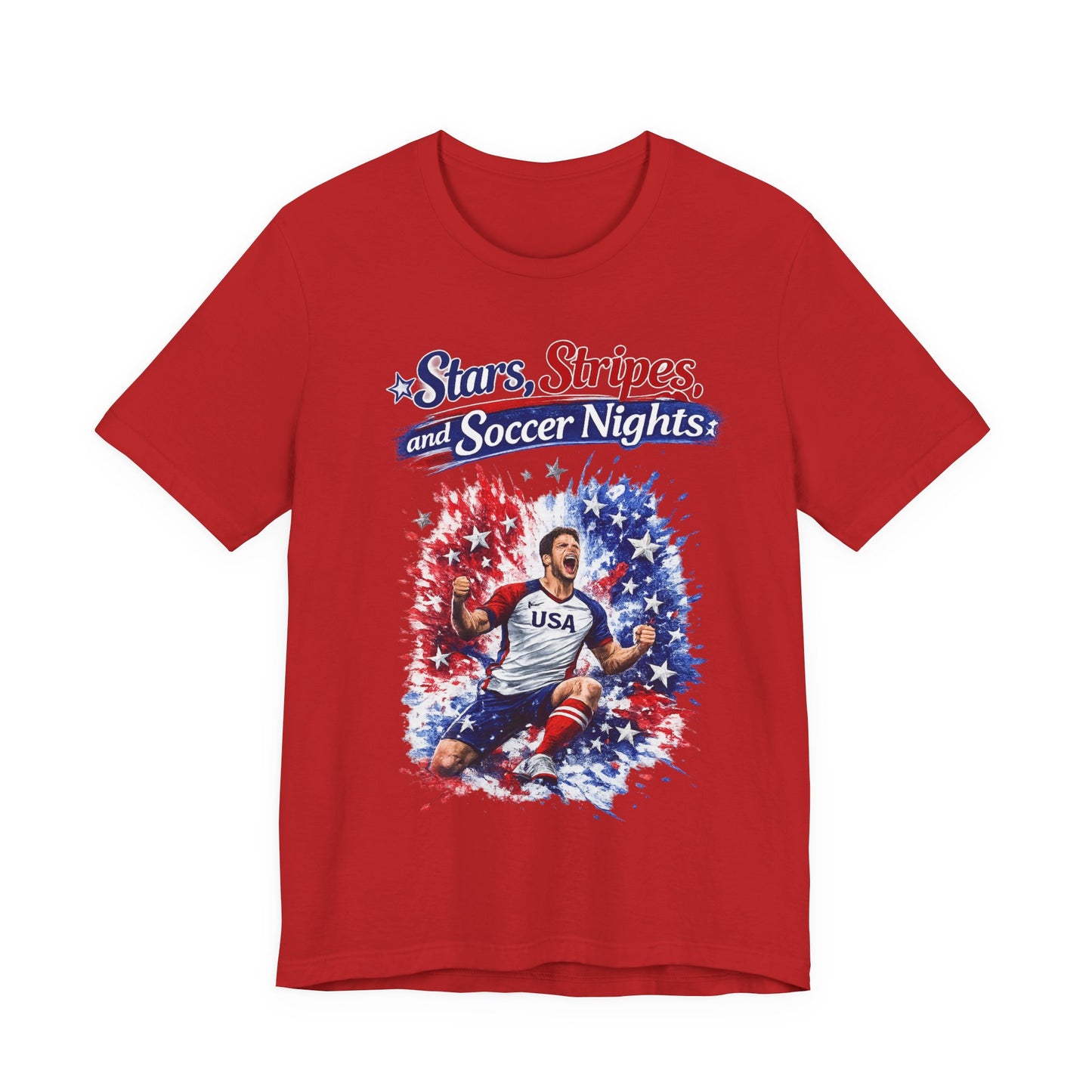 USA Soccer Stars Stripes Nights ( Unisex T-Shirt)
