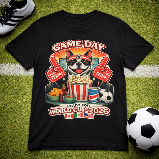 Game Day World Cup 2026 Dog Soccer (Unisex T-Shirt)