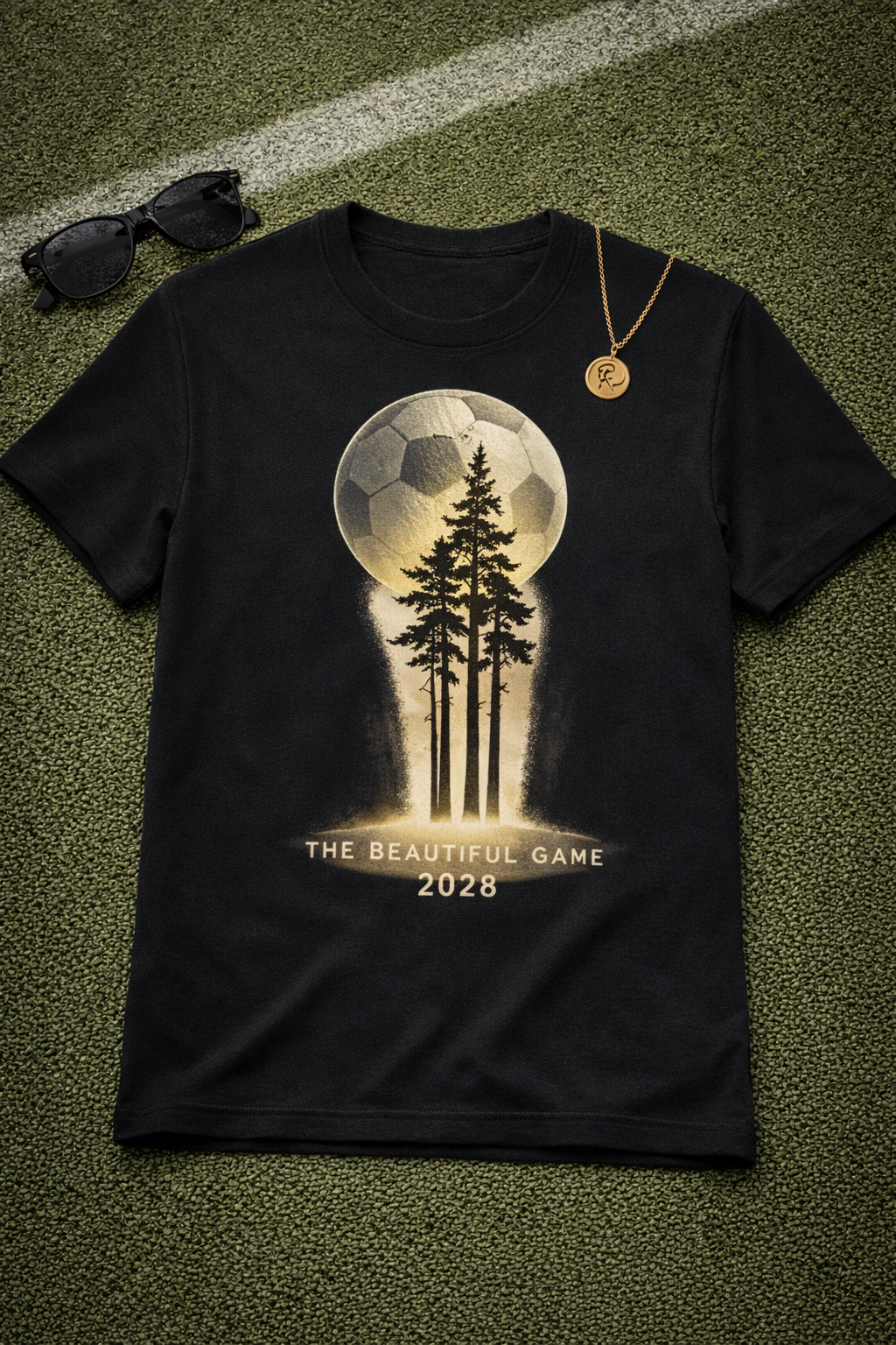 The Beautiful Game 2026 Soccer Ball Forest (Unisex T-Shirt)