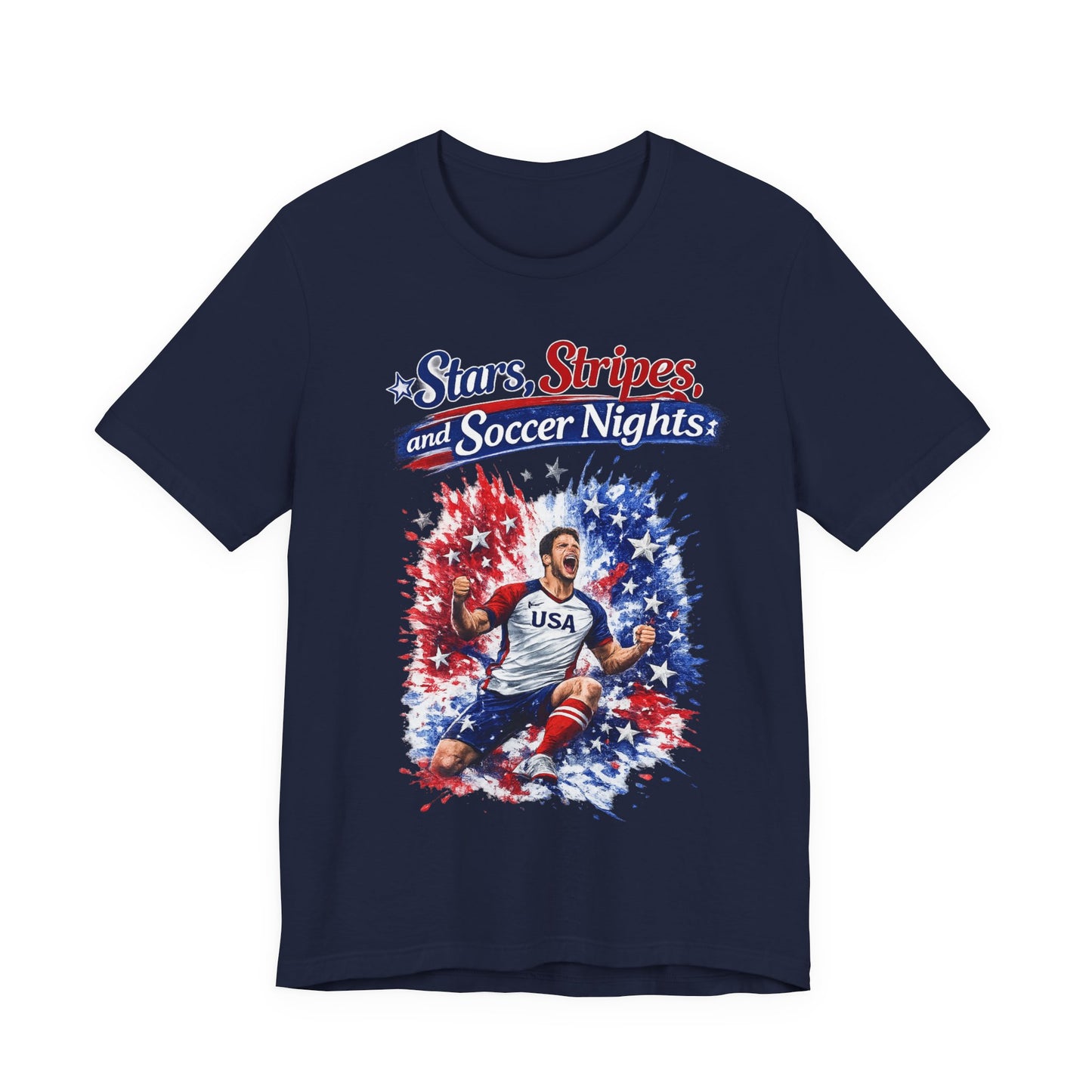 USA Soccer Stars Stripes Nights ( Unisex T-Shirt)