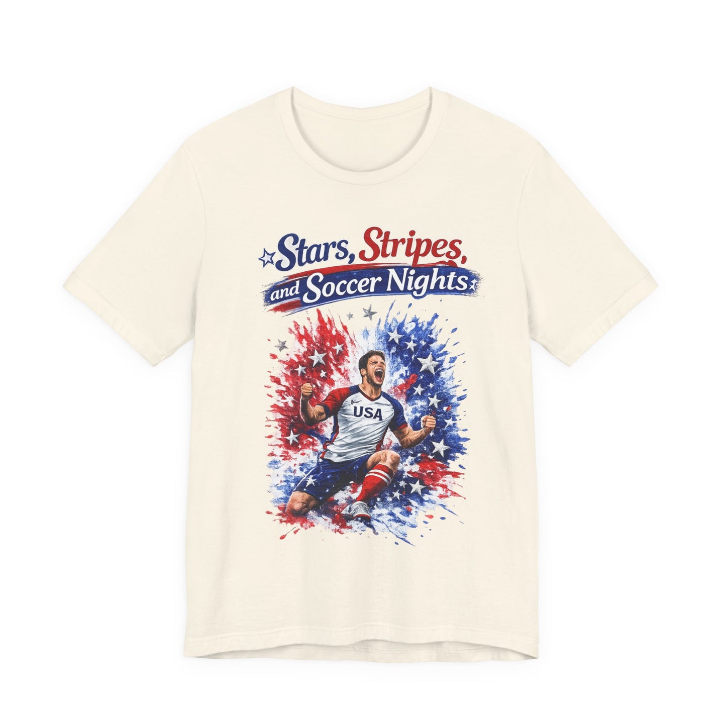 USA Soccer Stars Stripes Nights ( Unisex T-Shirt)