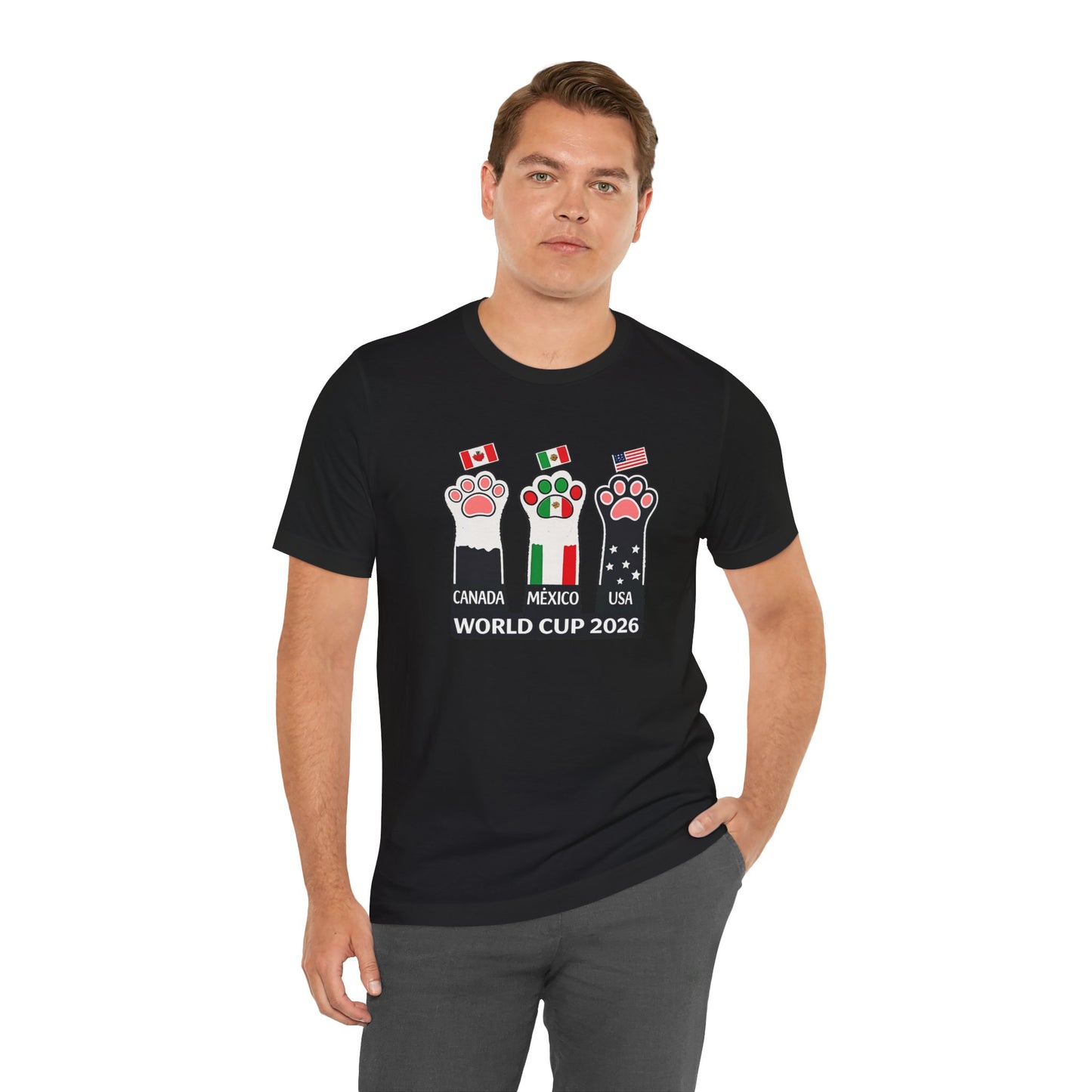 Three Paws Canada Mexico USA (Unisex T-Shirt)