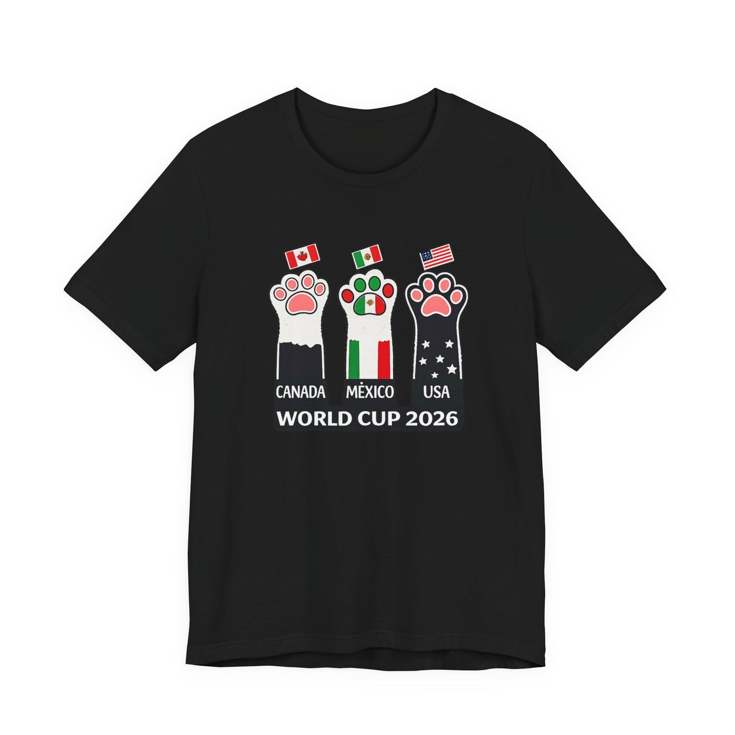Three Paws Canada Mexico USA (Unisex T-Shirt)