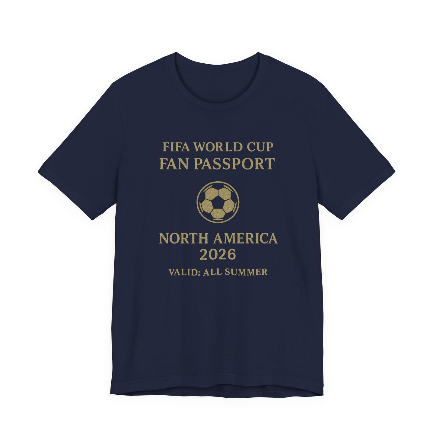 World Cup 2026 Fan Passport T-Shirt - FIFA Soccer  (Unisex T-Shirt)