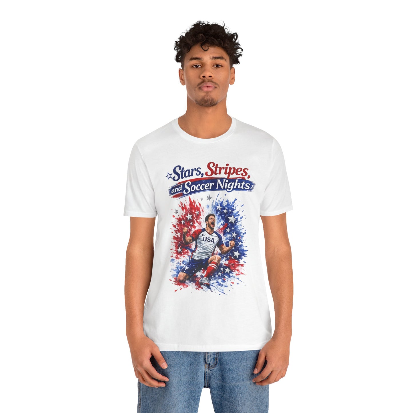 USA Soccer Stars Stripes Nights ( Unisex T-Shirt)