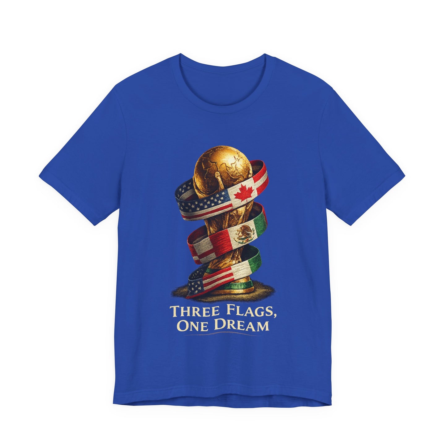 World Cup 2026 Three Flags One Dream  (Unisex T-Shirt)