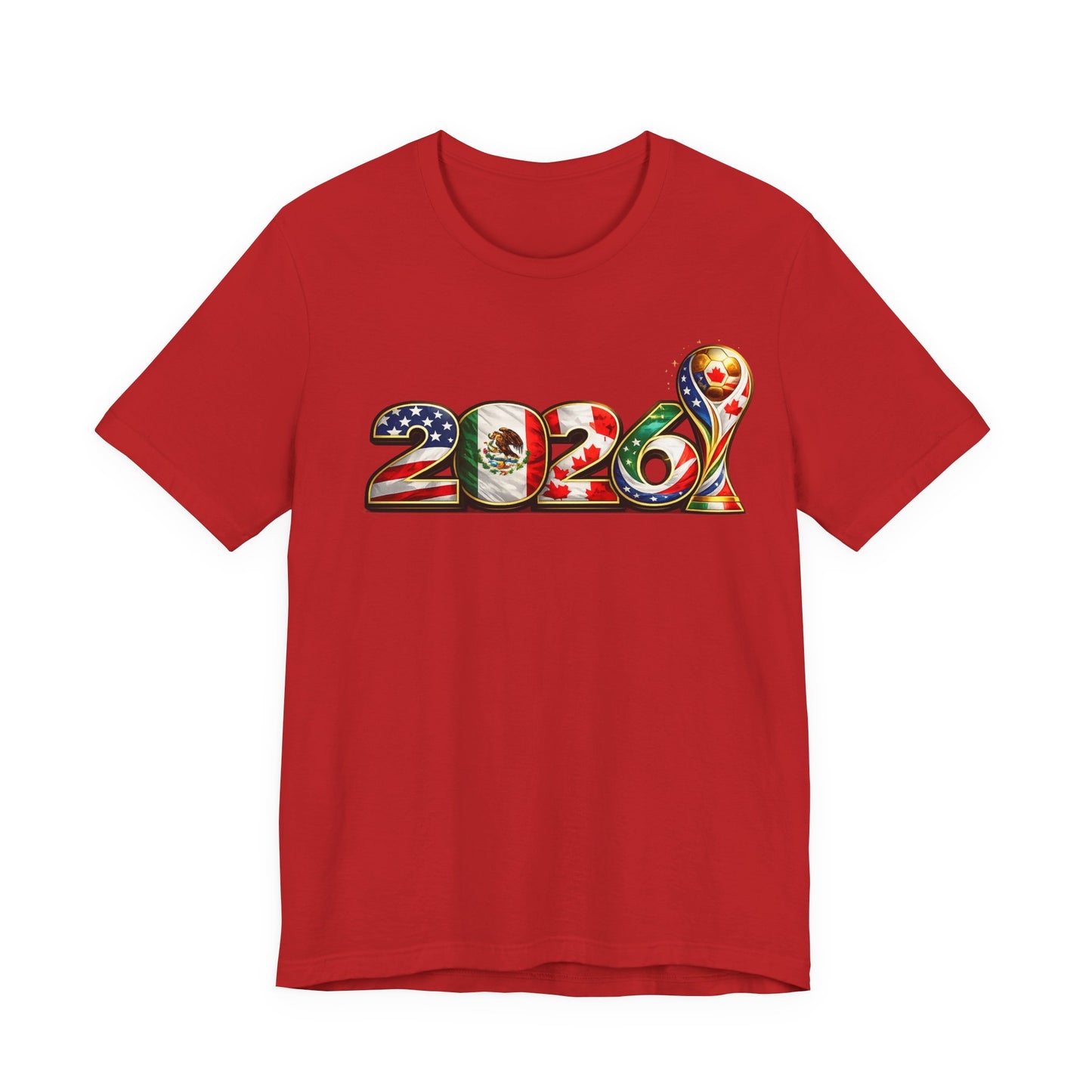 World Cup 2026 USA Mexico Canada Soccer (Unisex T-Shirt )