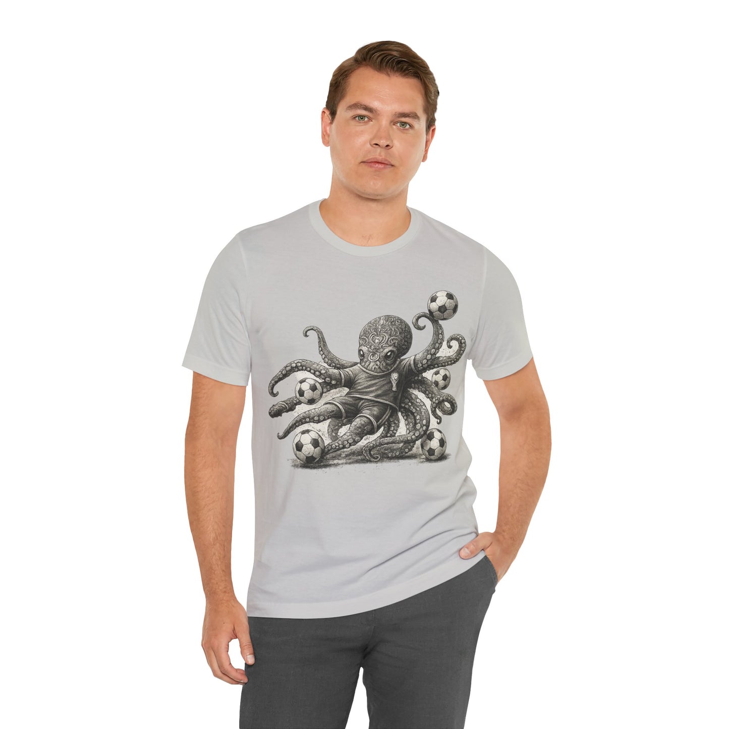 Octopus Soccer Player (Unisex T-Shirt)