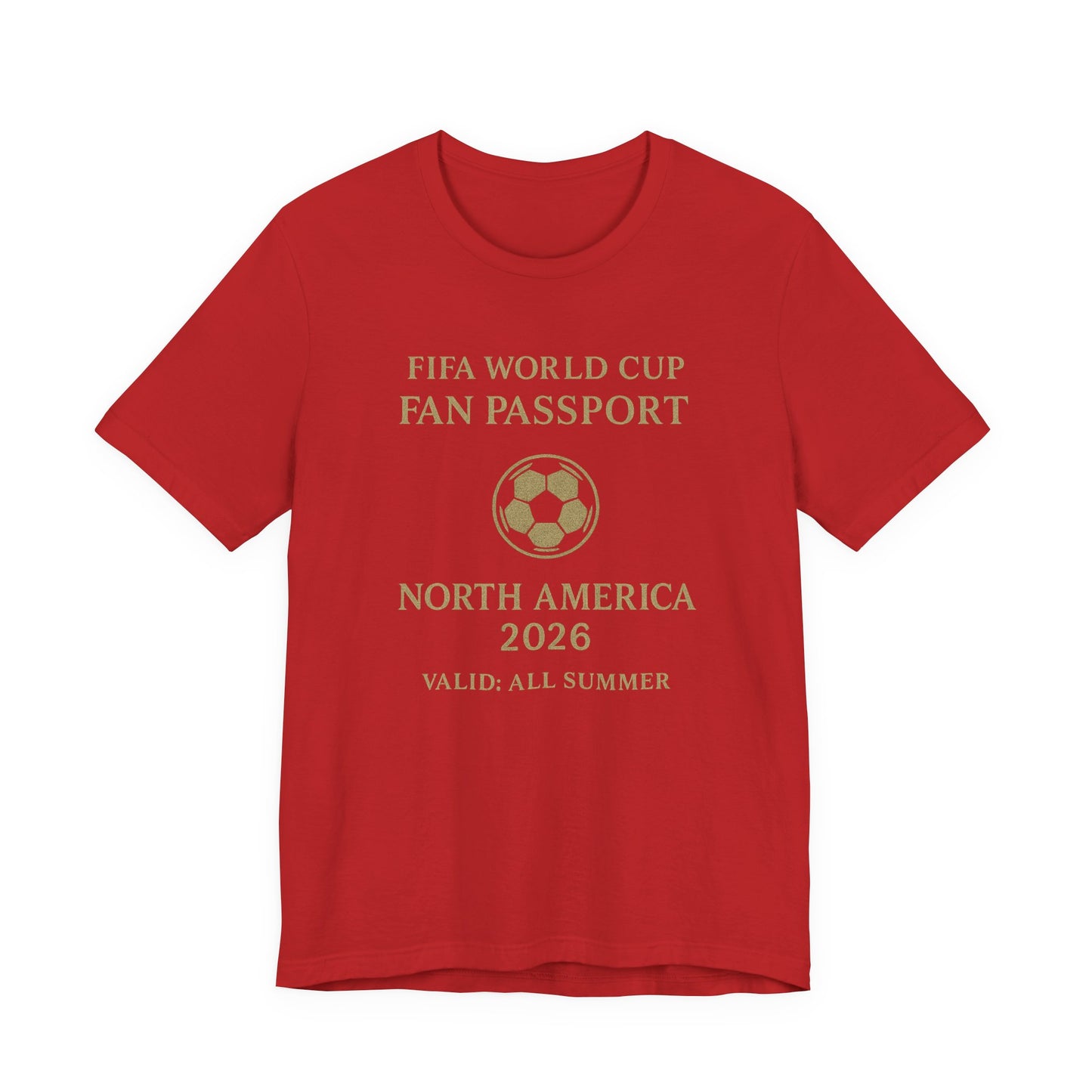 World Cup 2026 Fan Passport T-Shirt - FIFA Soccer  (Unisex T-Shirt)