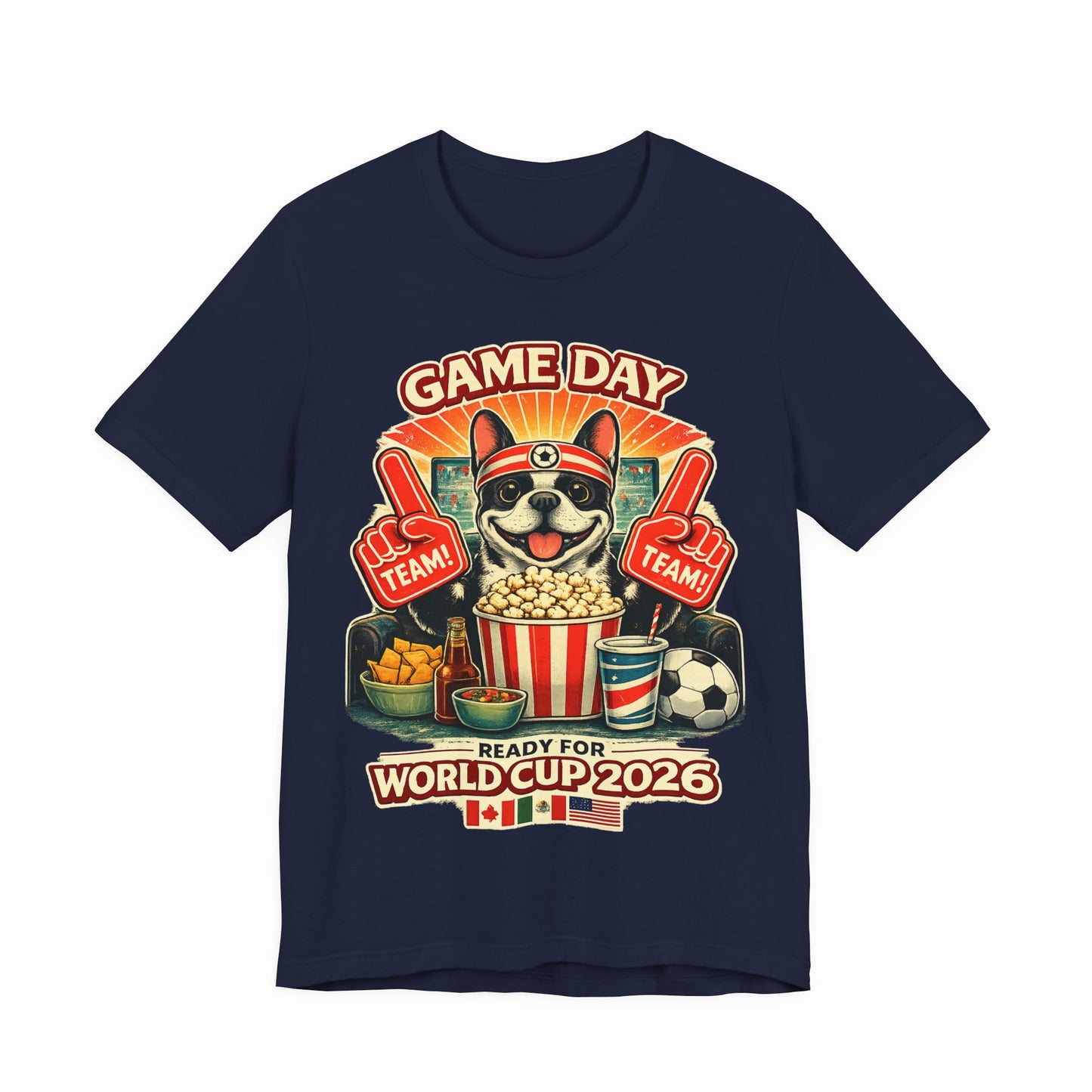 Game Day World Cup 2026 Dog Soccer (Unisex T-Shirt)